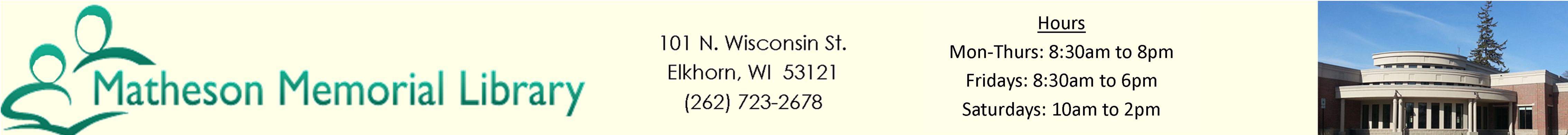 Matheson Memorial Library Logo