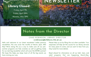 March, April, and May 2023 Newsletter